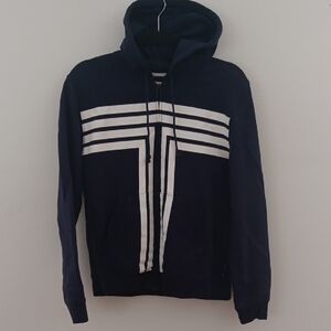Tory Sport Navy and Cream Hoodie
